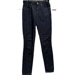 Karen‎ Millen British Designer Women's Dark Wash Blue Jeans Size 6 Straight Leg